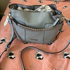 Steve Madden grey cross body bag